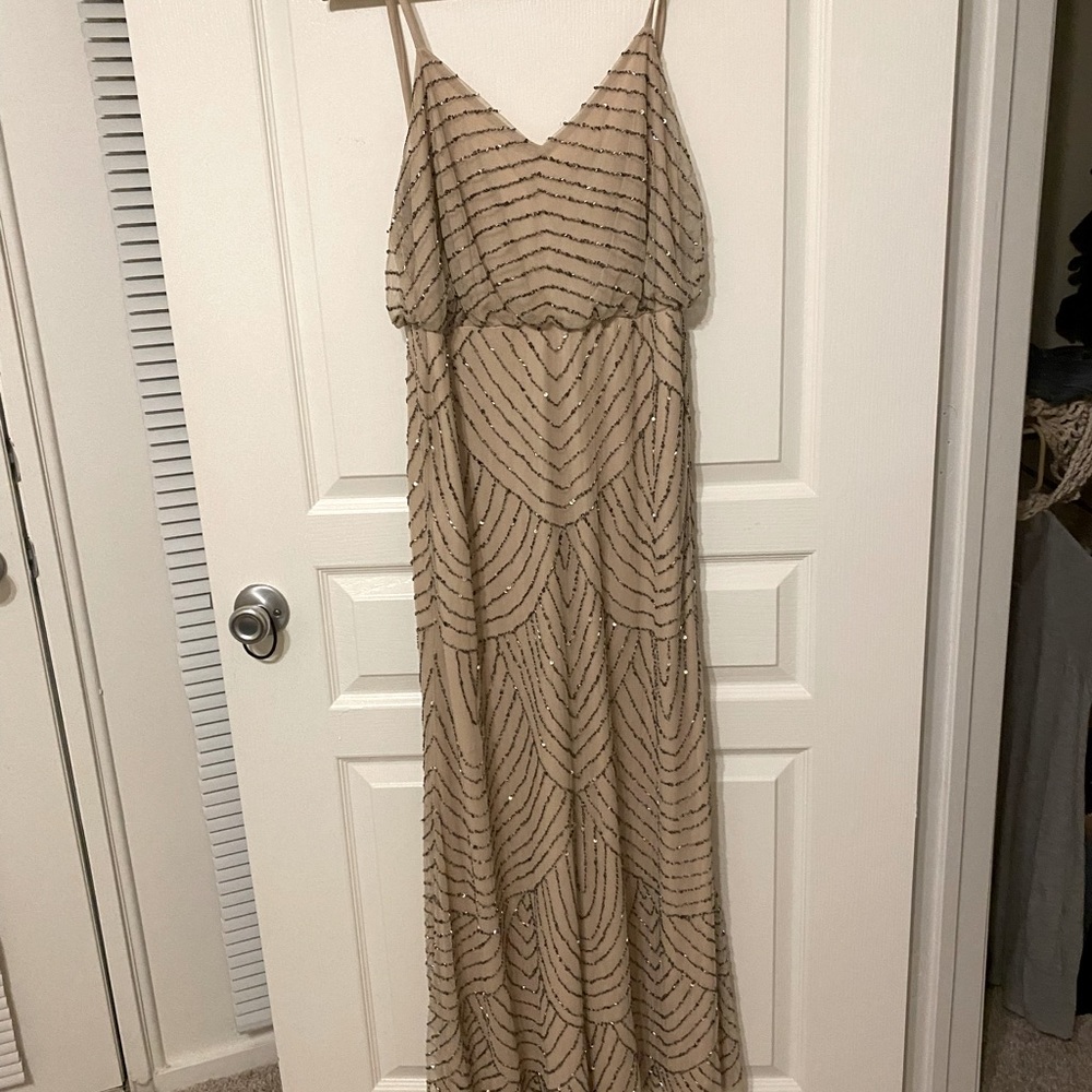 Adriana Papell sz 2P Sequin Dress worn once